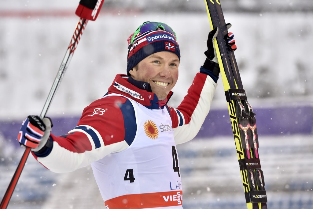 Emil Iversen picked up his first World Cup distance victory by winning the men's race