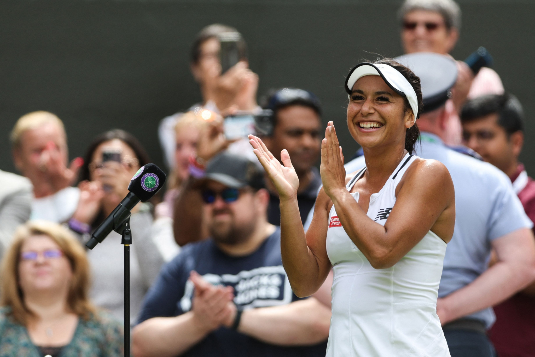 Heather Watson made it into the fourth round of Wimbledon for the first time in her career ©Getty Images