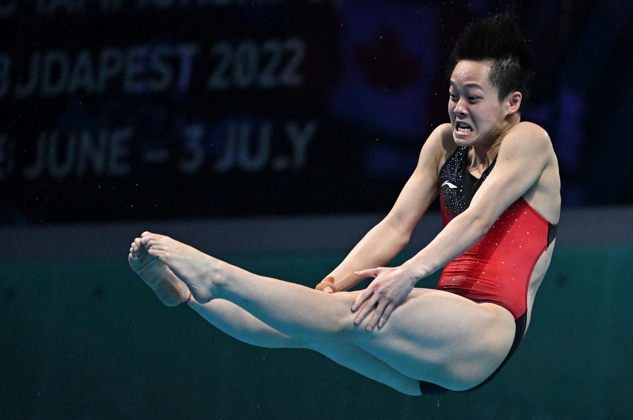 China's Chen Yiwen led the scoring in the preliminary round and semi-final of the women's 3m springboard ©Getty Images
