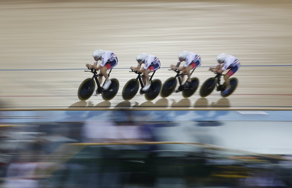 Britain's men's team pursuit squad qualified fastest for tomorrow's semi-finals ©Getty Images