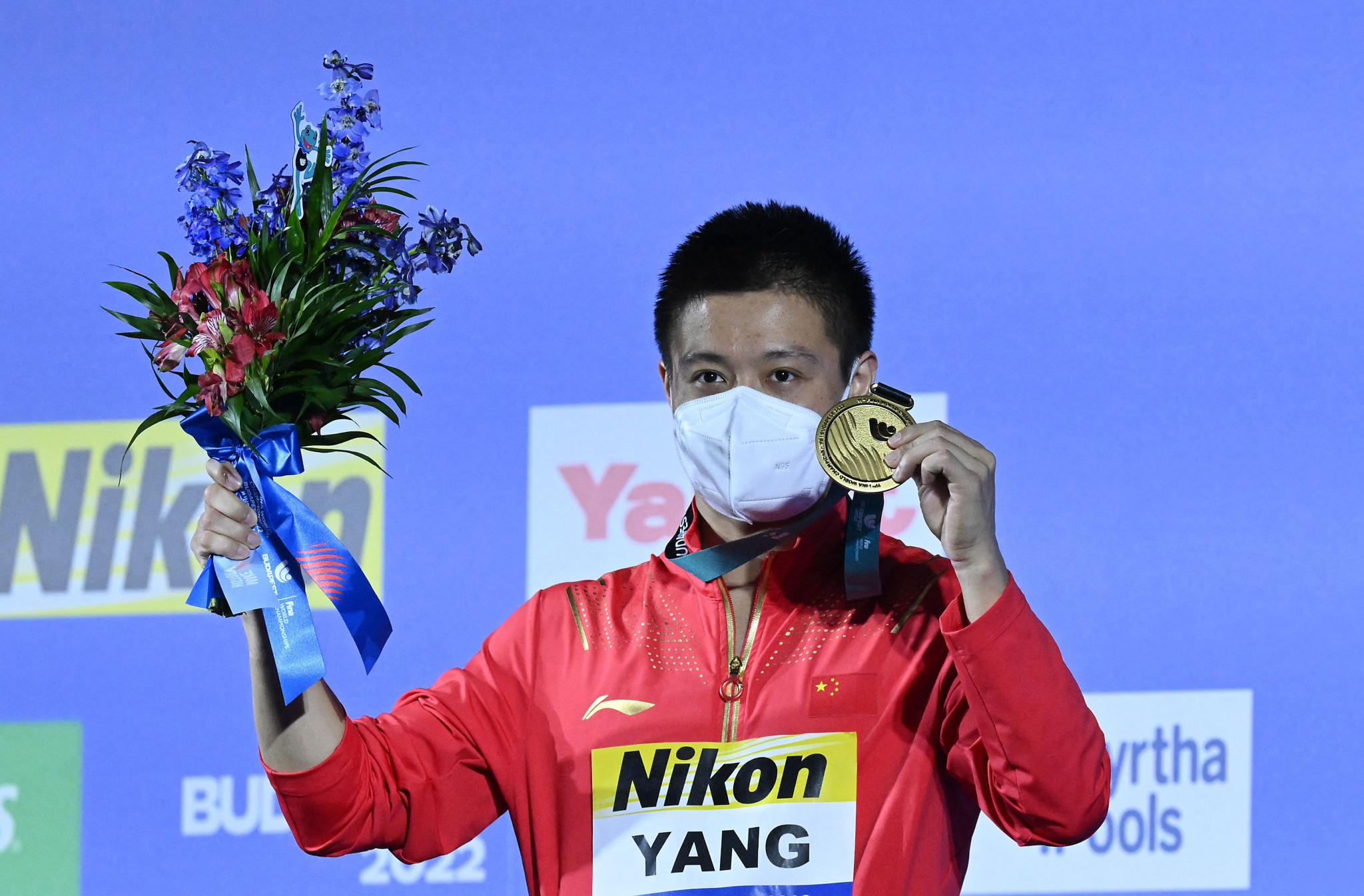 Yang Jian won China's 13th diving gold medal of the FINA World Championships in the men's 10m platform ©Getty Images