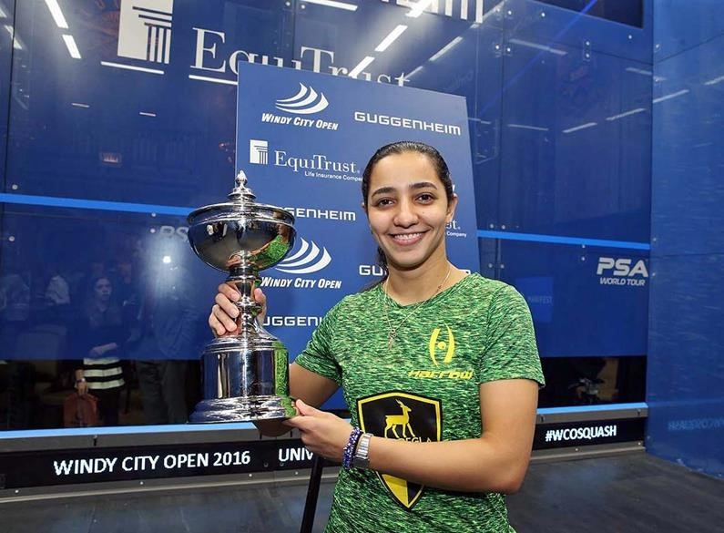 Raneem El Welily won her first title since September