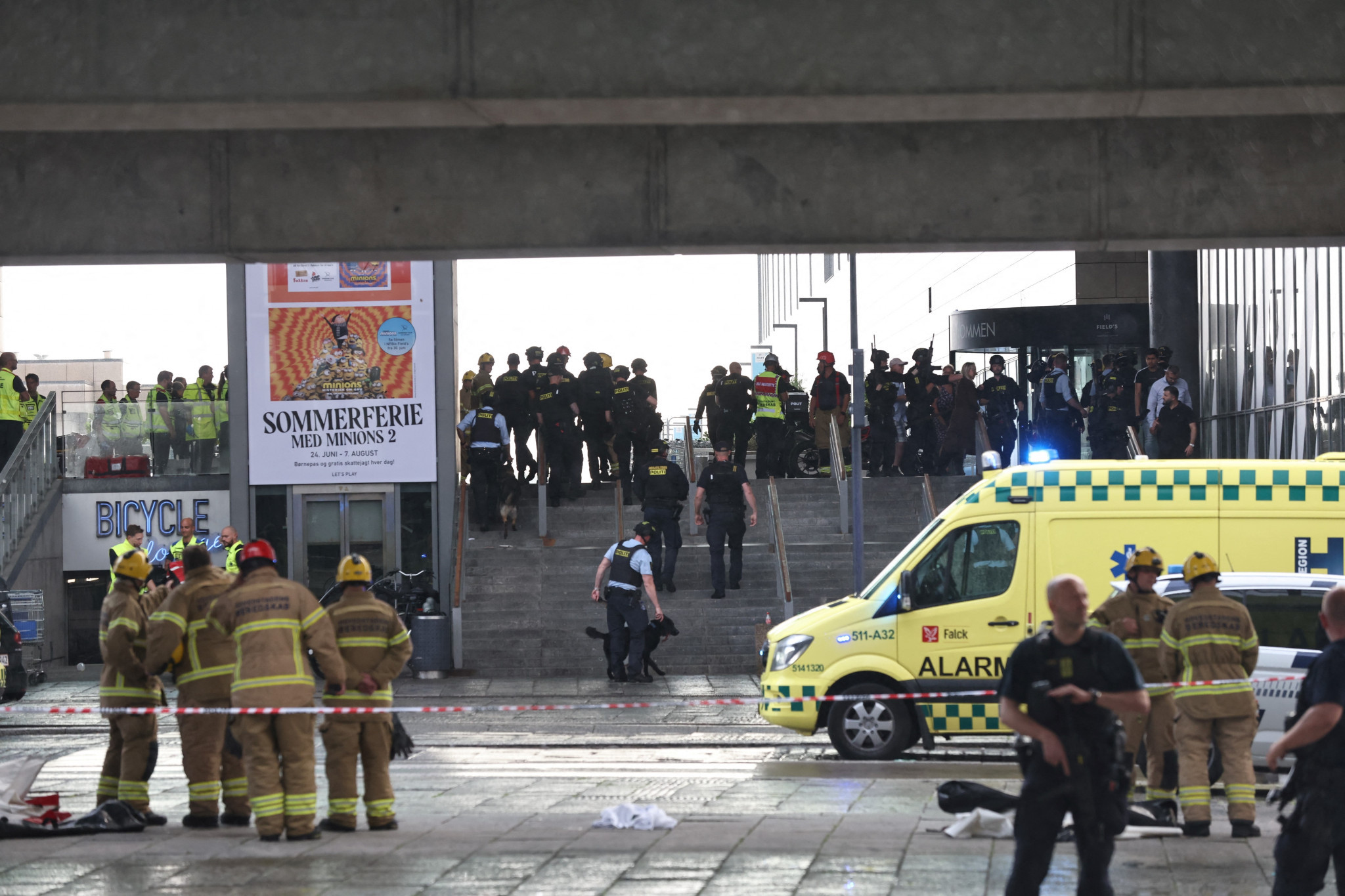 Tour de France stunned by mall shooting in Copenhagen just two days after race