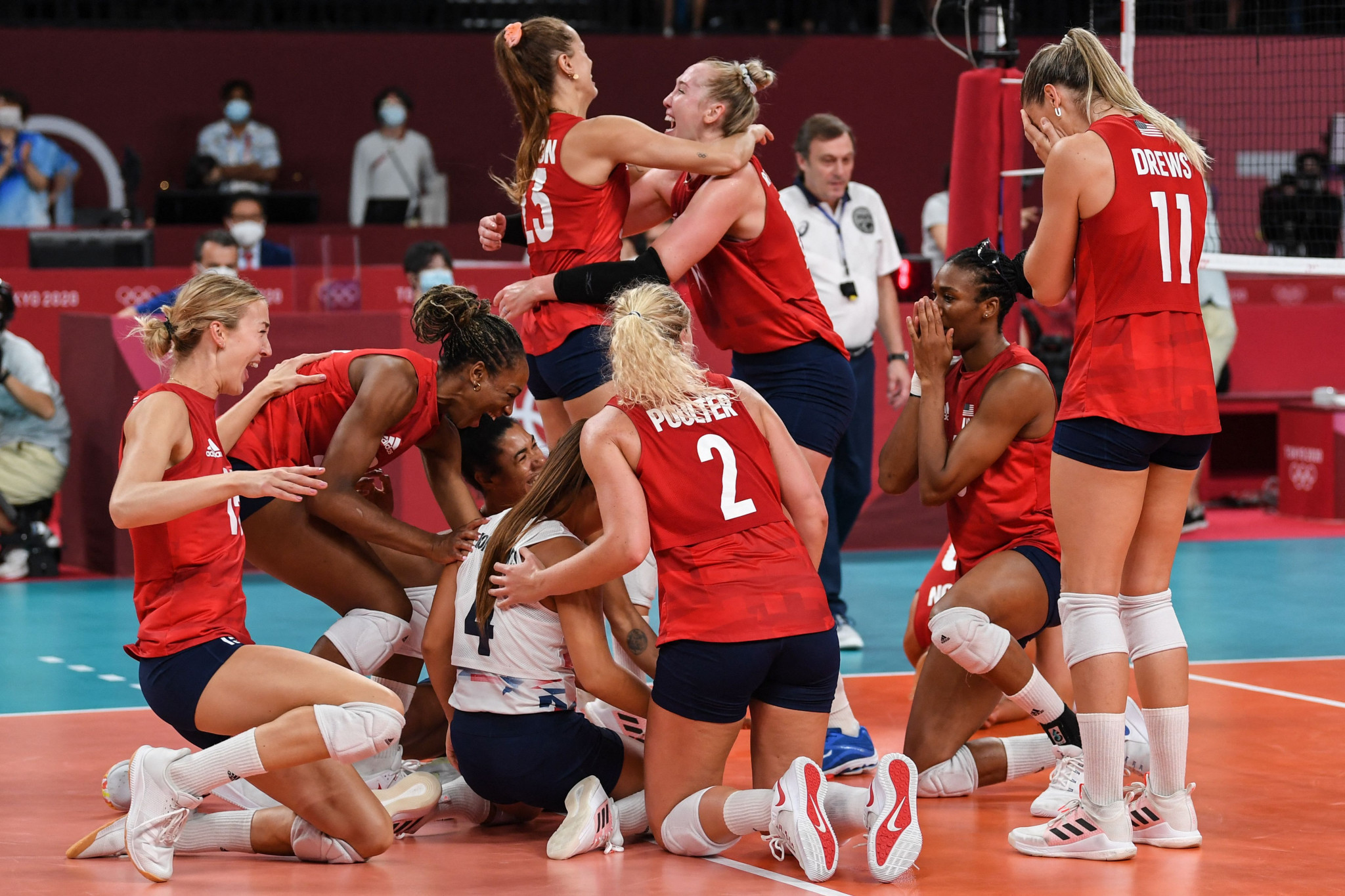 Olympic champions the United States won 11 of their 12 pool matches in the Women's Volleyball Nations League ©Getty Images