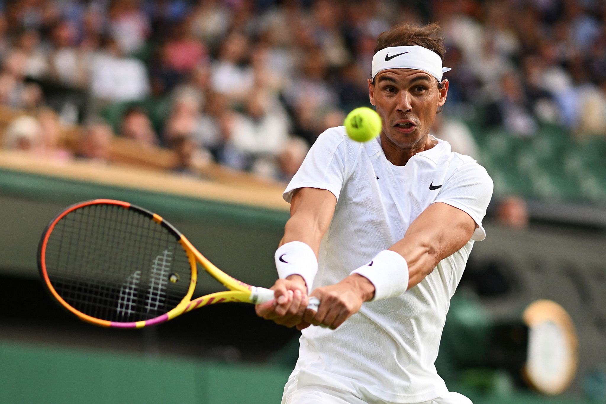 Nadal and Halep make quarter-finals as Kyrgios wins five-setter at Wimbledon
