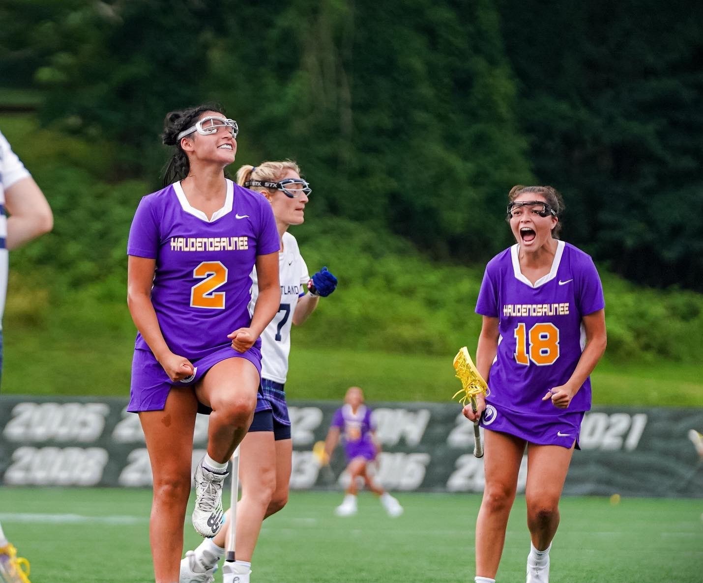The Haudenosaunee caused an upset with victory over Scotland in the World Lacrosse Women's Championship ©World Lacrosse