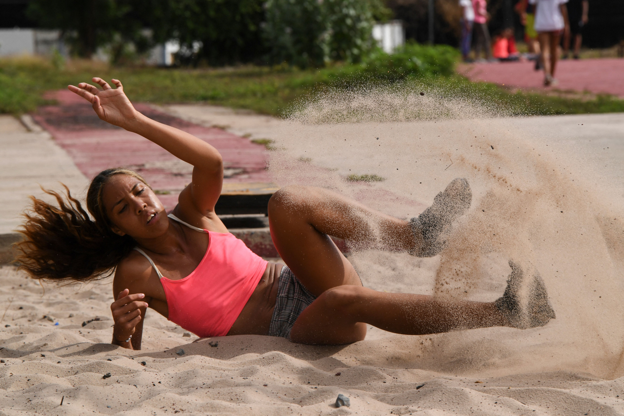 Shoe issue forces Rojas out of long jump at World Athletics Championships