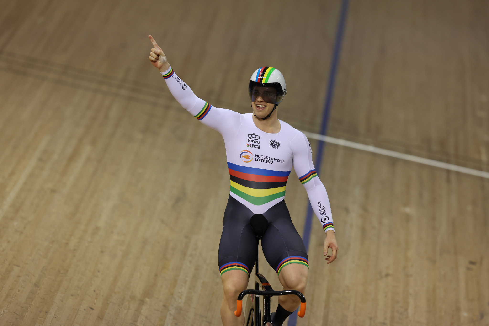 Harrie Lavreysen is among the favourites for gold in the final leg of the UCI Track Cycling Nations Cup in Cali ©Getty Images