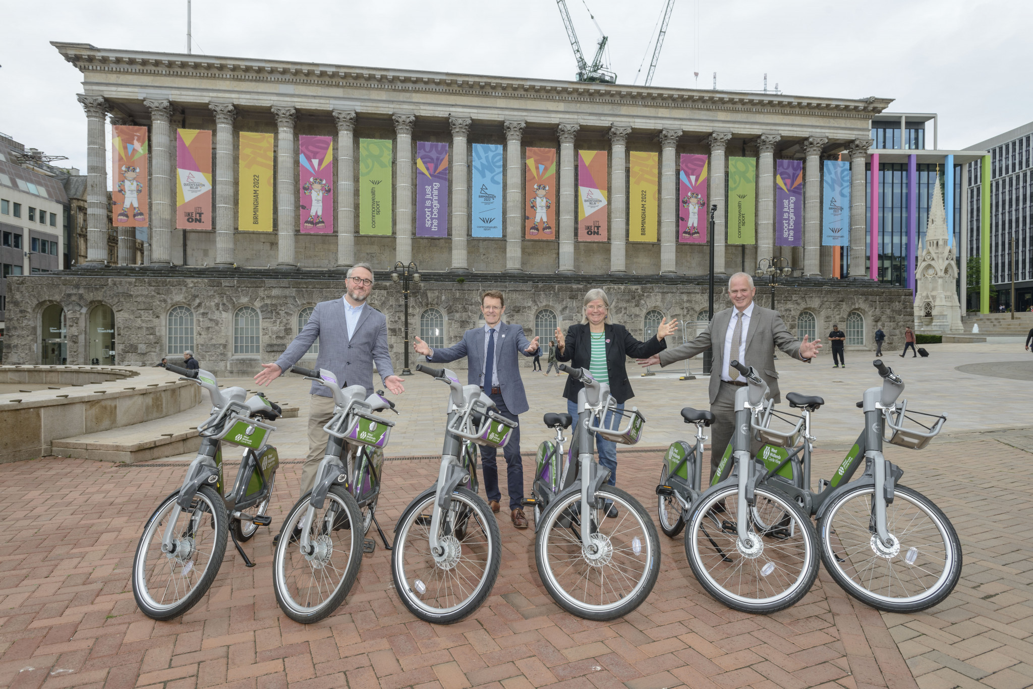 A total of 1,500 bikes across the West Midlands are to be made available for free rides during the Commonwealth Games ©West Midlands Combined Authority 