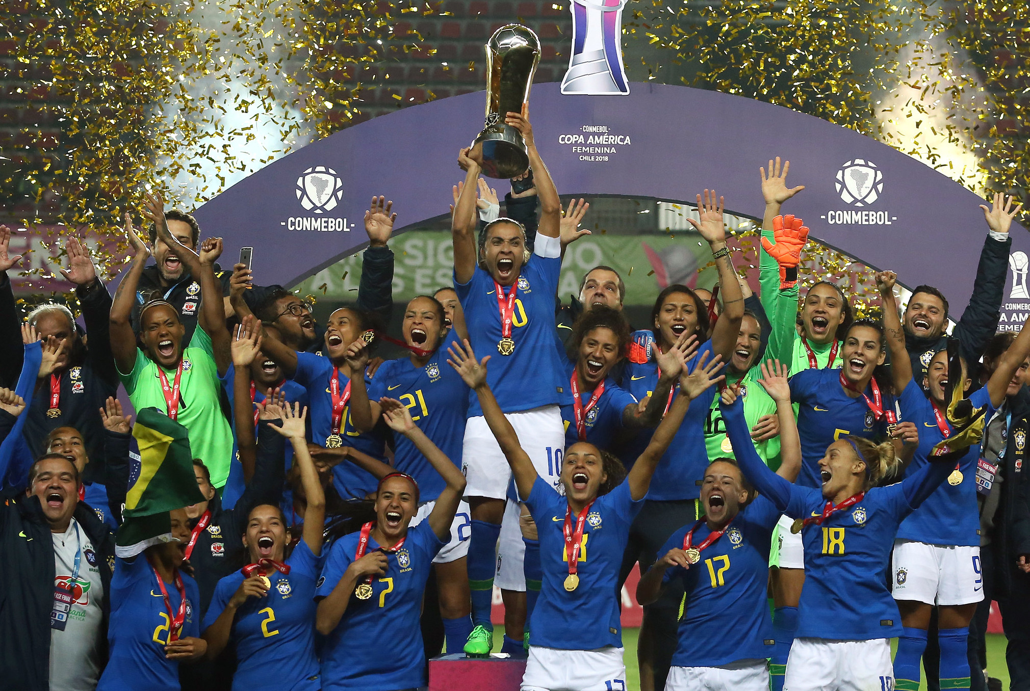 Brazil are the defending Copa América Femenina champions ©Getty Images
