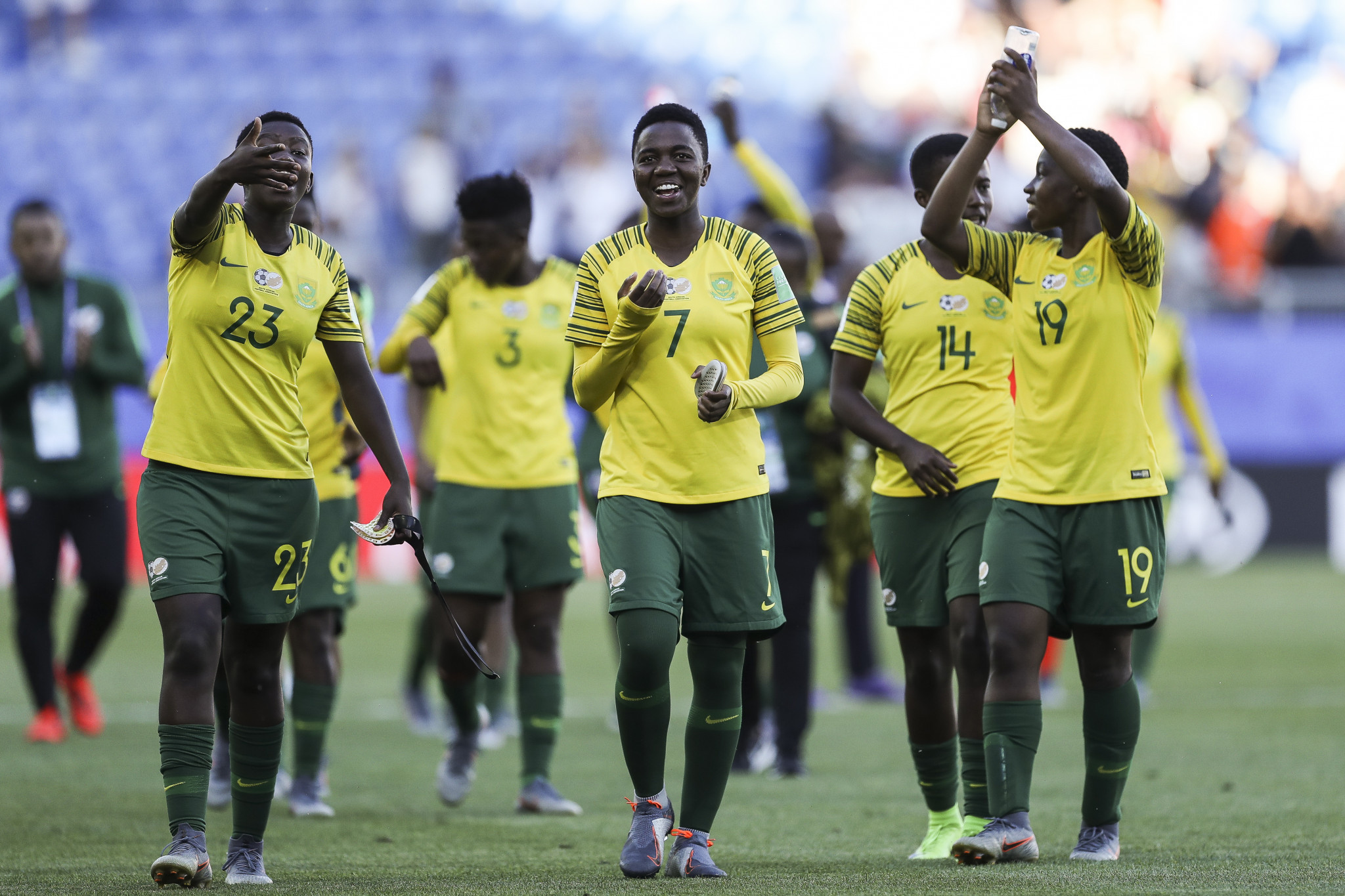 South Africa claimed a place in the quarter-finals of the Women's Africa Cup of Nations after a 3-1 win against Burundi ©Getty Images