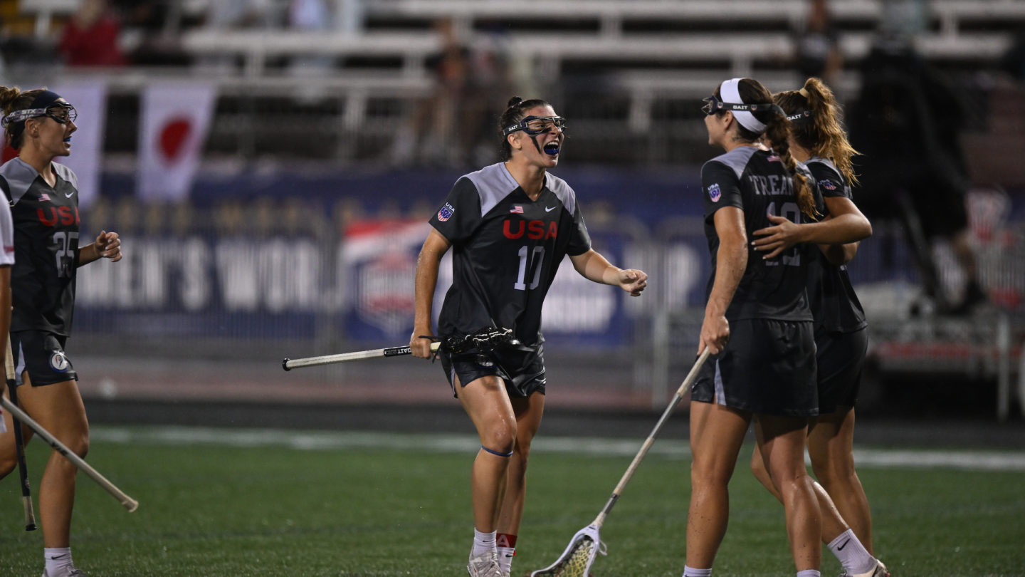 The Untied States closed in on a fourth consecutive World Lacrosse Women's Championship title with victory over Australia in Towson ©World Lacrosse