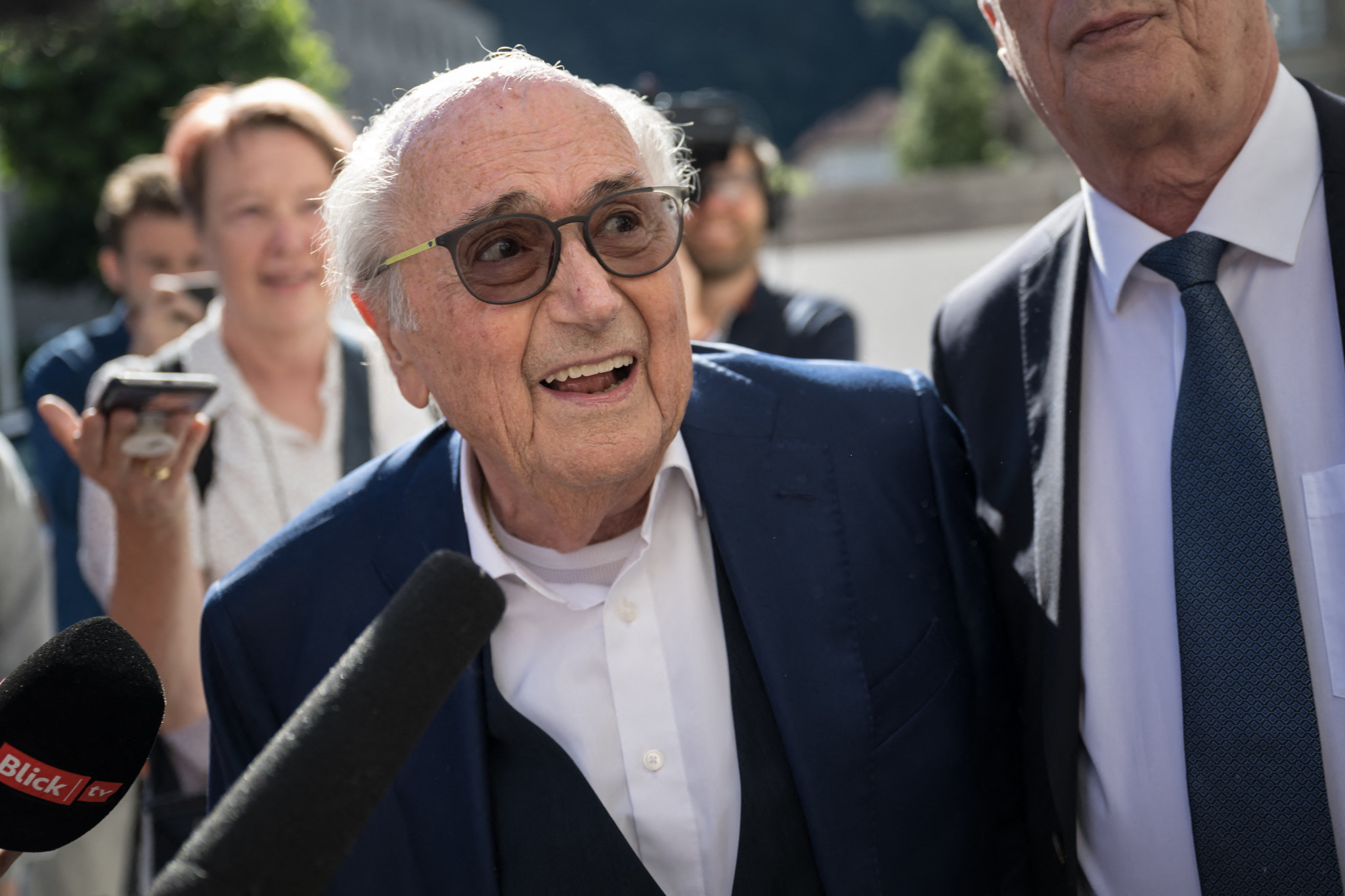 Sepp Blatter, pictured, has been found not guilty with Michel Platini in Switzerland ©Getty Images