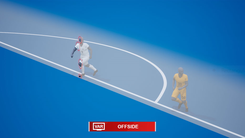 Semi-automated technology will be used at this year's FIFA World Cup in Qatar to help match officials make offside decisions, offering fans in the stadium 3D animation replays ©Getty Images
