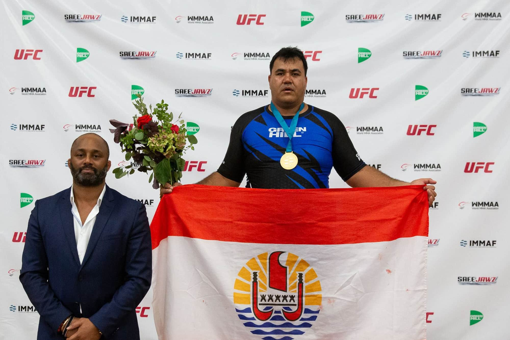 National federation President Hiro Lemaire will look to defend his super heavyweight title for French Polynesia ©Getty Images