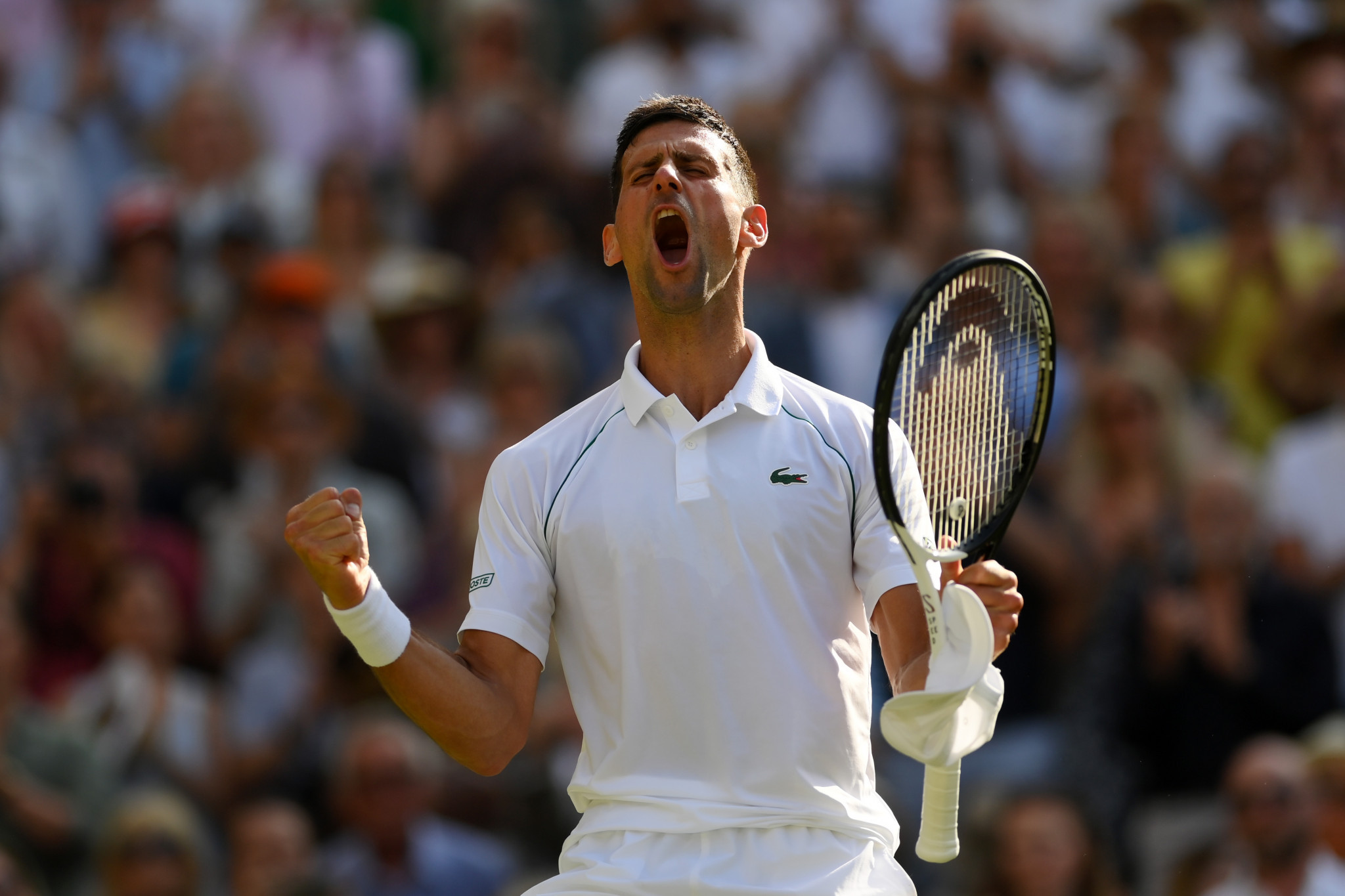 Novak Djokovic has reached his eighth Wimbledon final after beating Cameron Norrie ©Getty Images