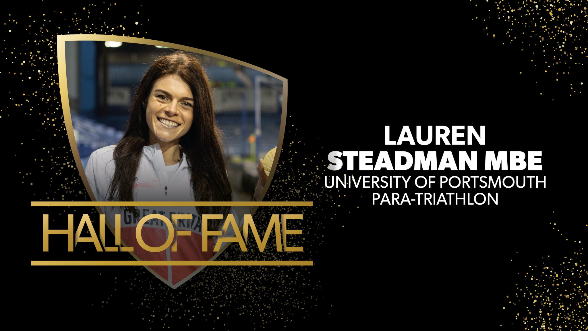 Para triathlon gold medallist Lauren Steadman was one of four inductees into the BUCS Hall of Fame ©BUCS