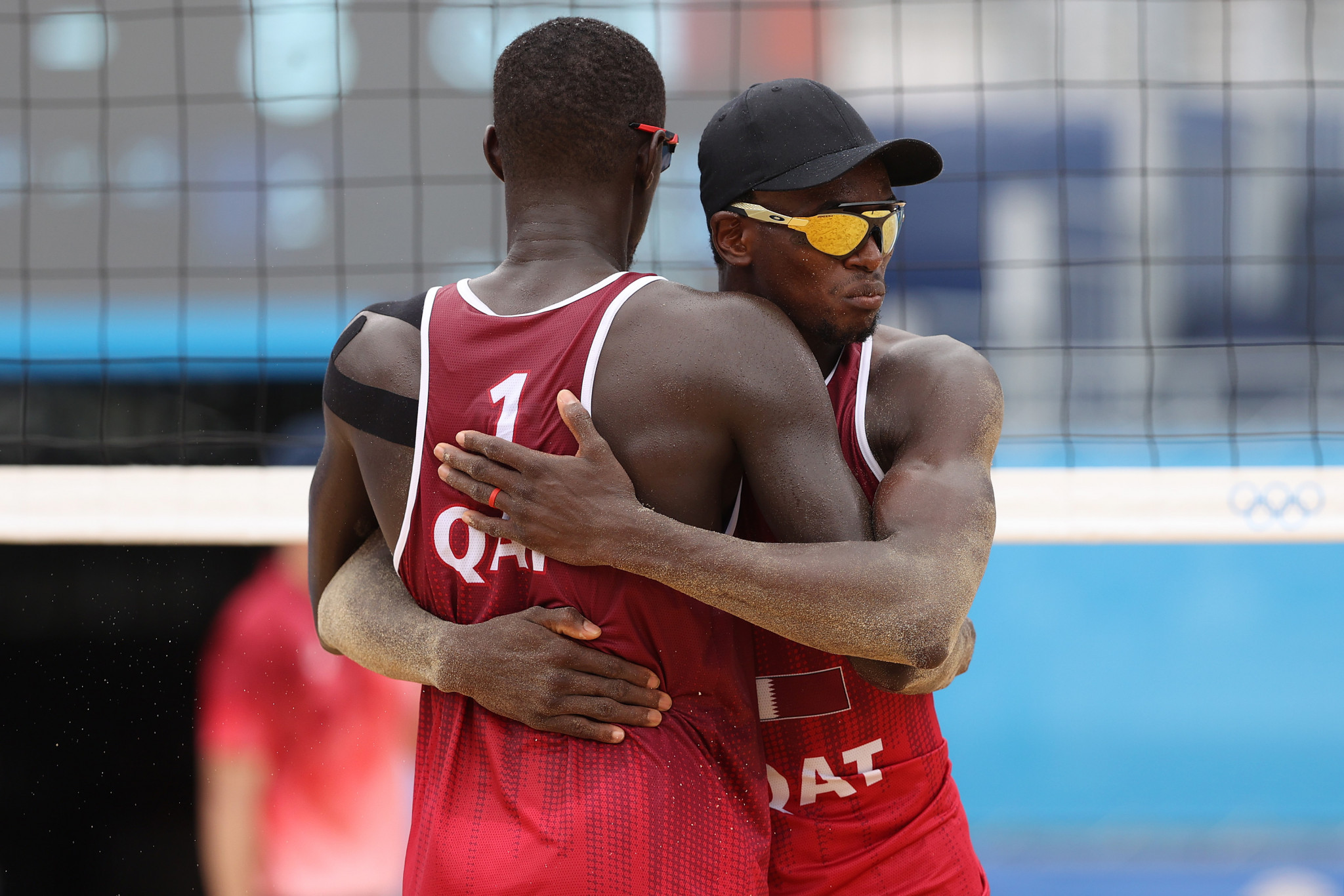 Cherif Younousse, left, and Ahmed Tijan, right, exited the competition in the round of 16 stage ©Getty Images