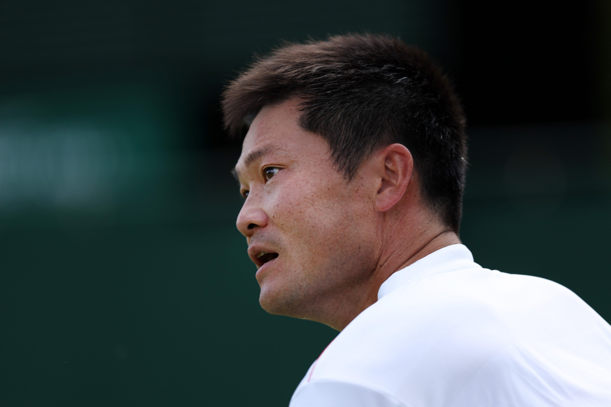 Shingo Kunieda won in straight sets against Joachim Gérard to advance to the wheelchair men's singles final ©Getty Images