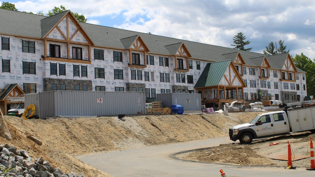 Accommodation being built to help house staff and officials working on Lake Placid 2023 is set to be completed four months ahead of schedule ©Lake Placid 2023