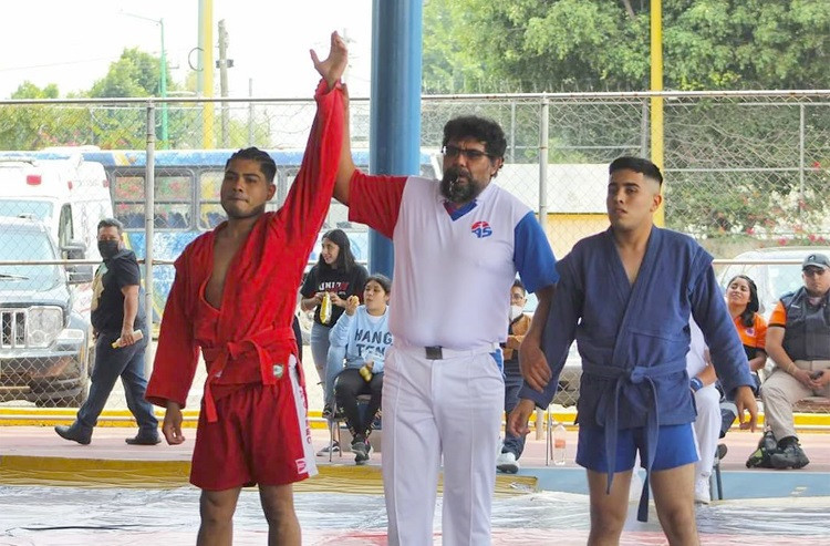 About 90 sambists competed in last month’s Mexican Sambo Championships ©International Sambo Federation