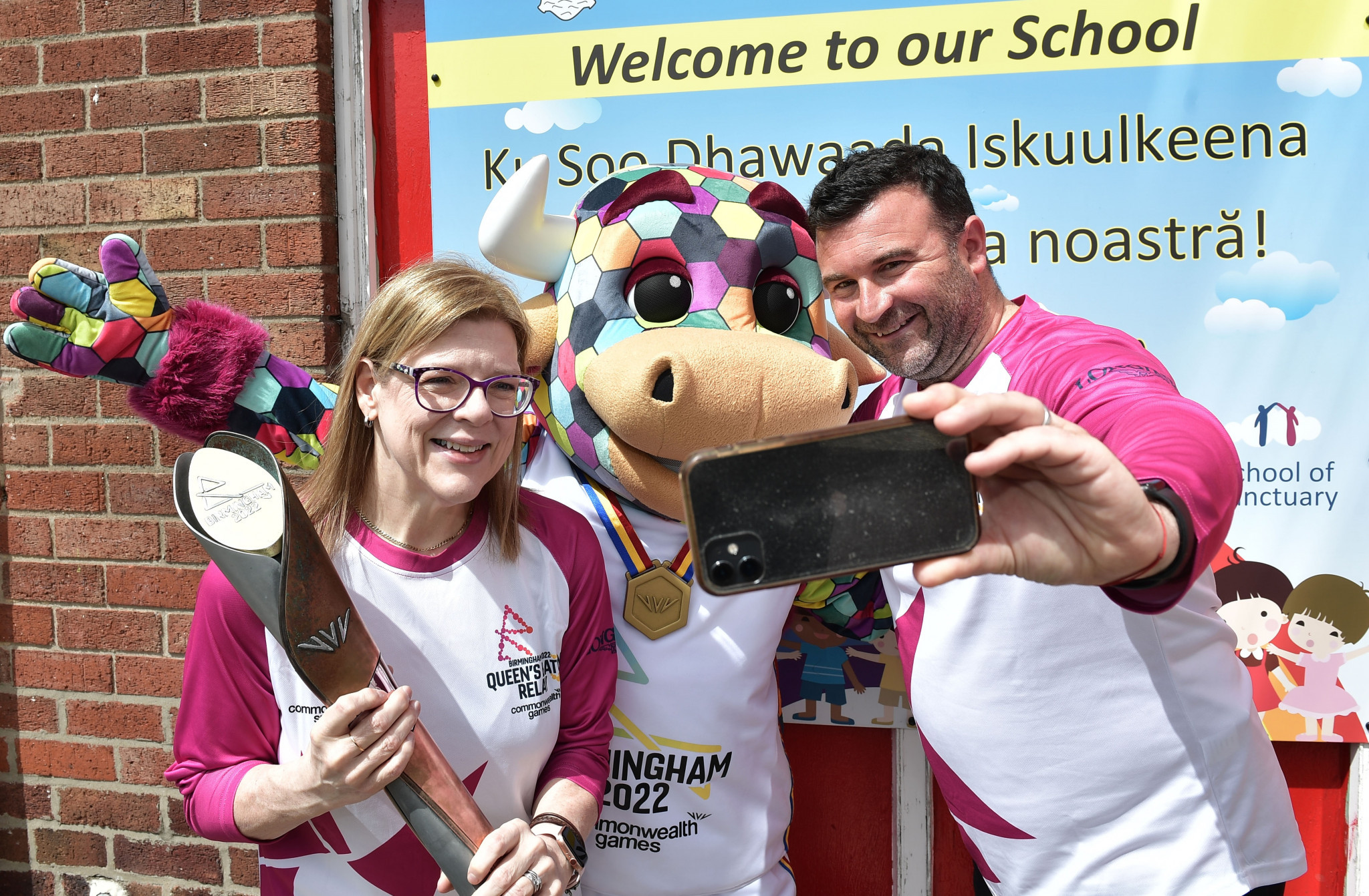 Birmingham 2022 mascot Perry the Bull is set to star at each of the seven neighbourhood festival sites ©Getty Images