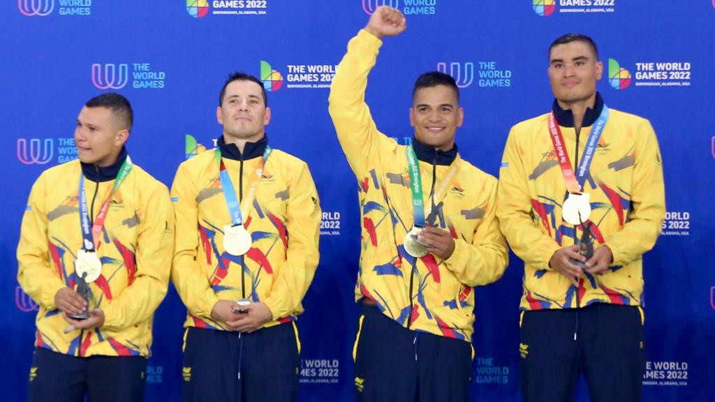 Colombia top medals table after first day of Birmingham 2022 World Games