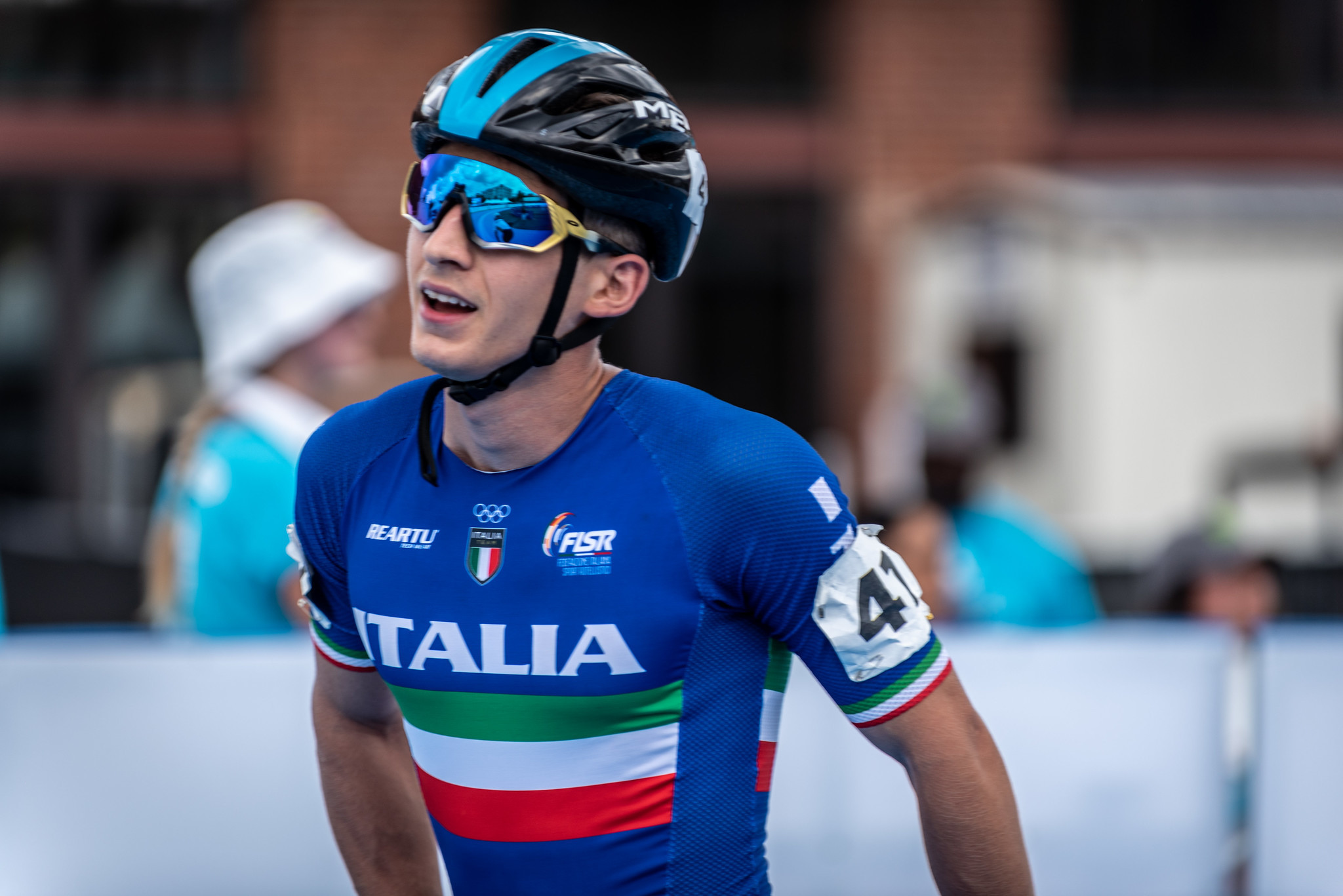 Duccio Marsili topped the men's time trial 200 metres podium after finishing in 17.835 seconds ©The World Games