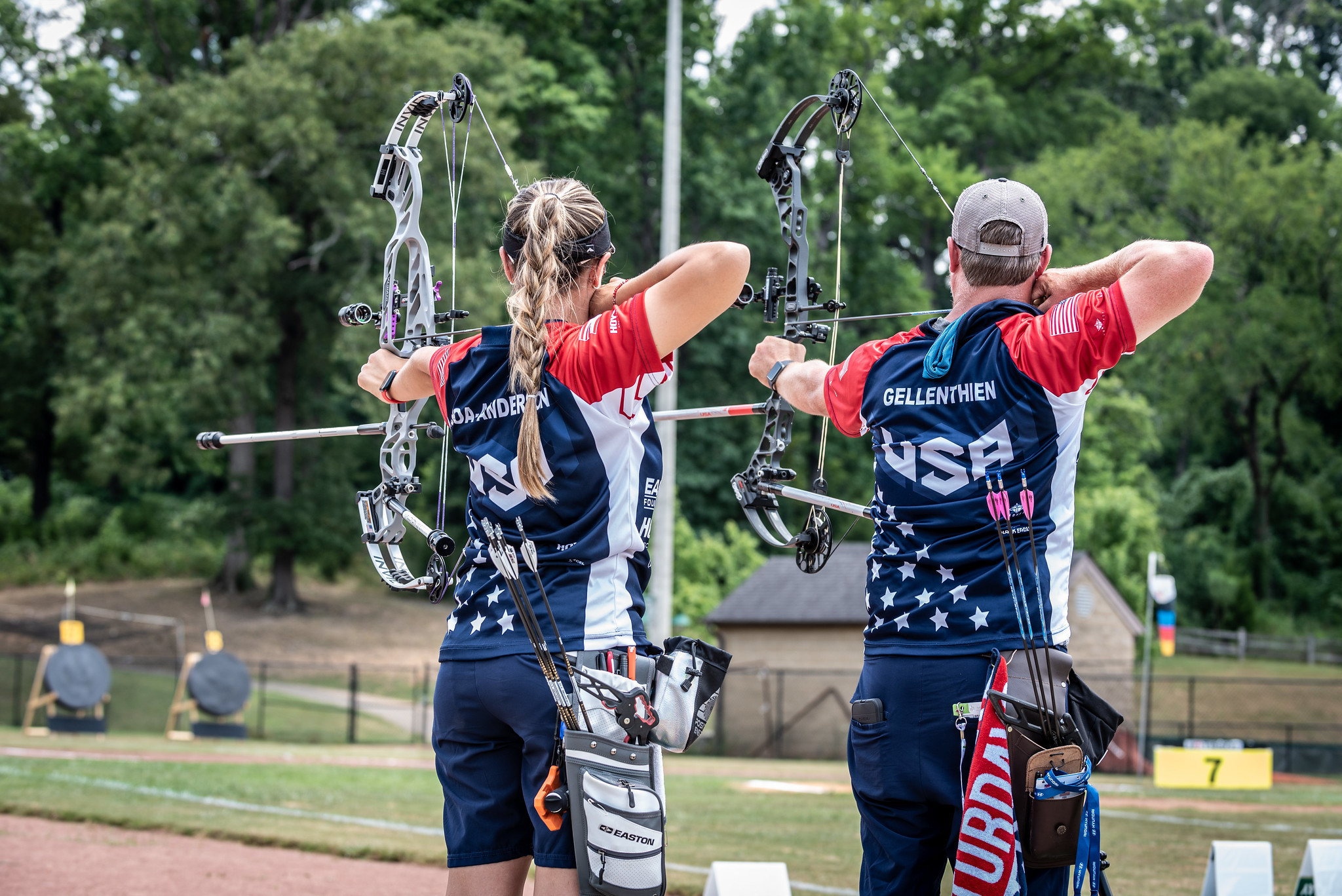 The United States fell to defeat in the mixed team compound quarterfinals match versus The Netherlands ©The World Games