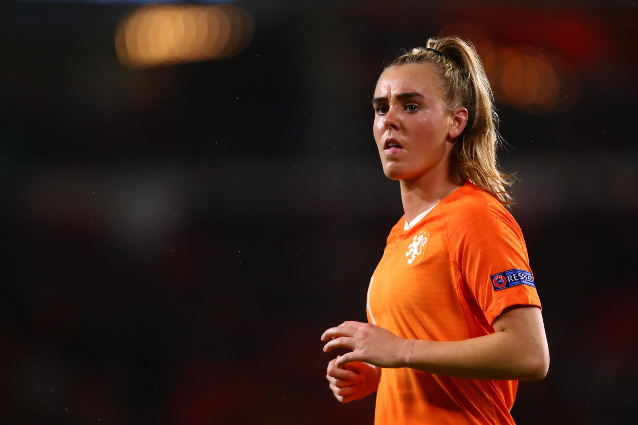 Jill Roord's second-half effort ensured The Netherlands came away with a point against Sweden ©Getty Images
