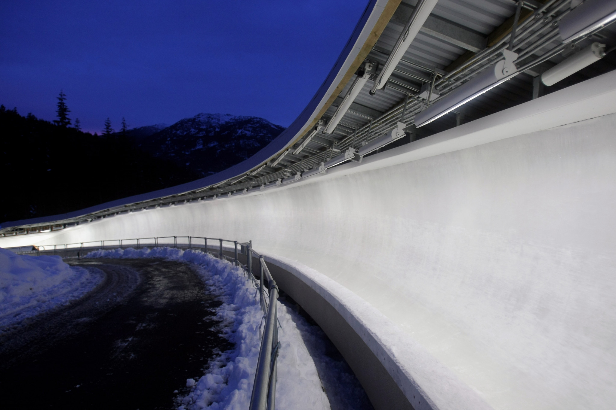 The Whistler Sliding Centre is among the venues that could be used for the Winter Olympics in Vancouver ©Getty Images