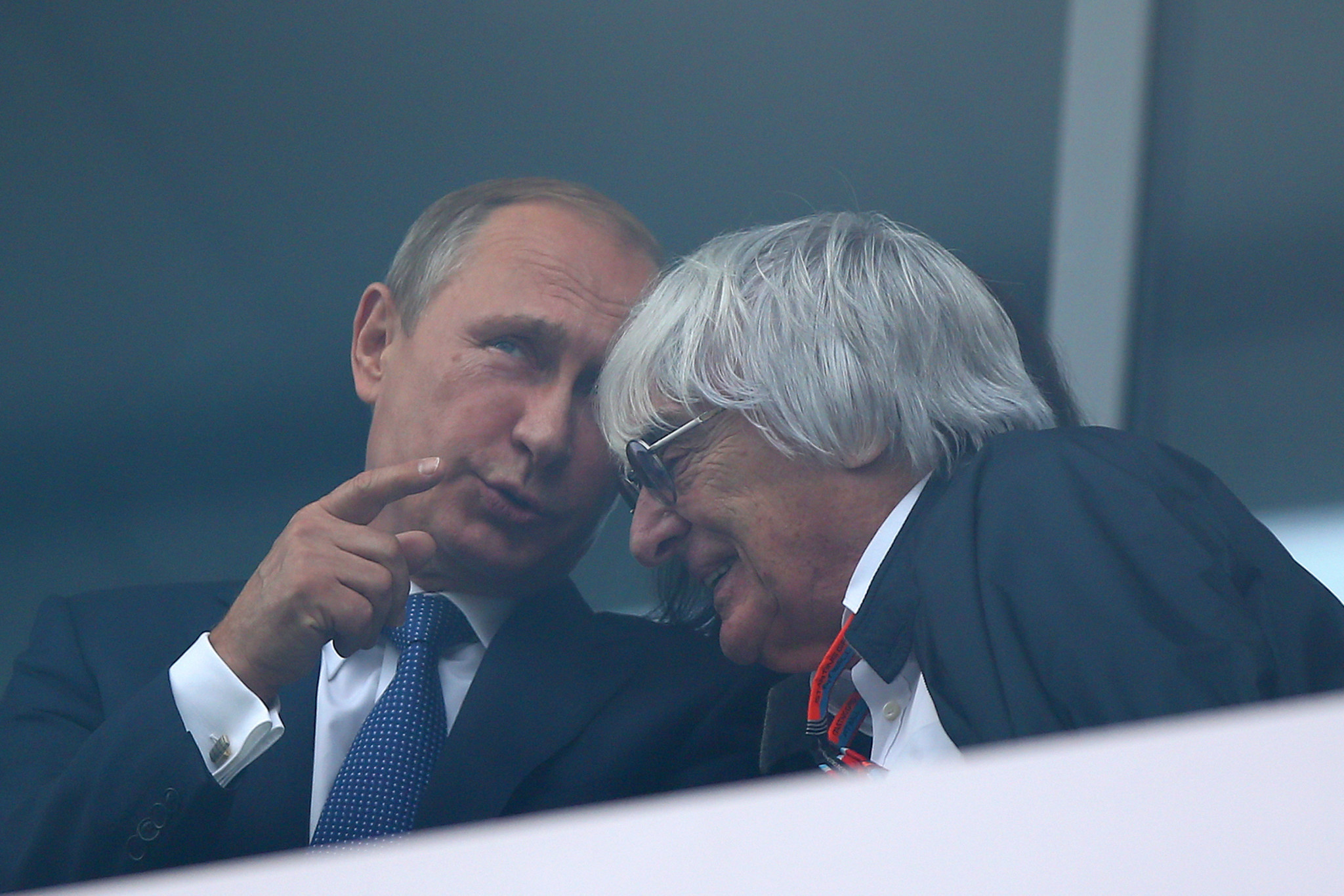 Russian President Vladimir Putin is a long-time friend of Bernie Ecclestone ©Getty Images