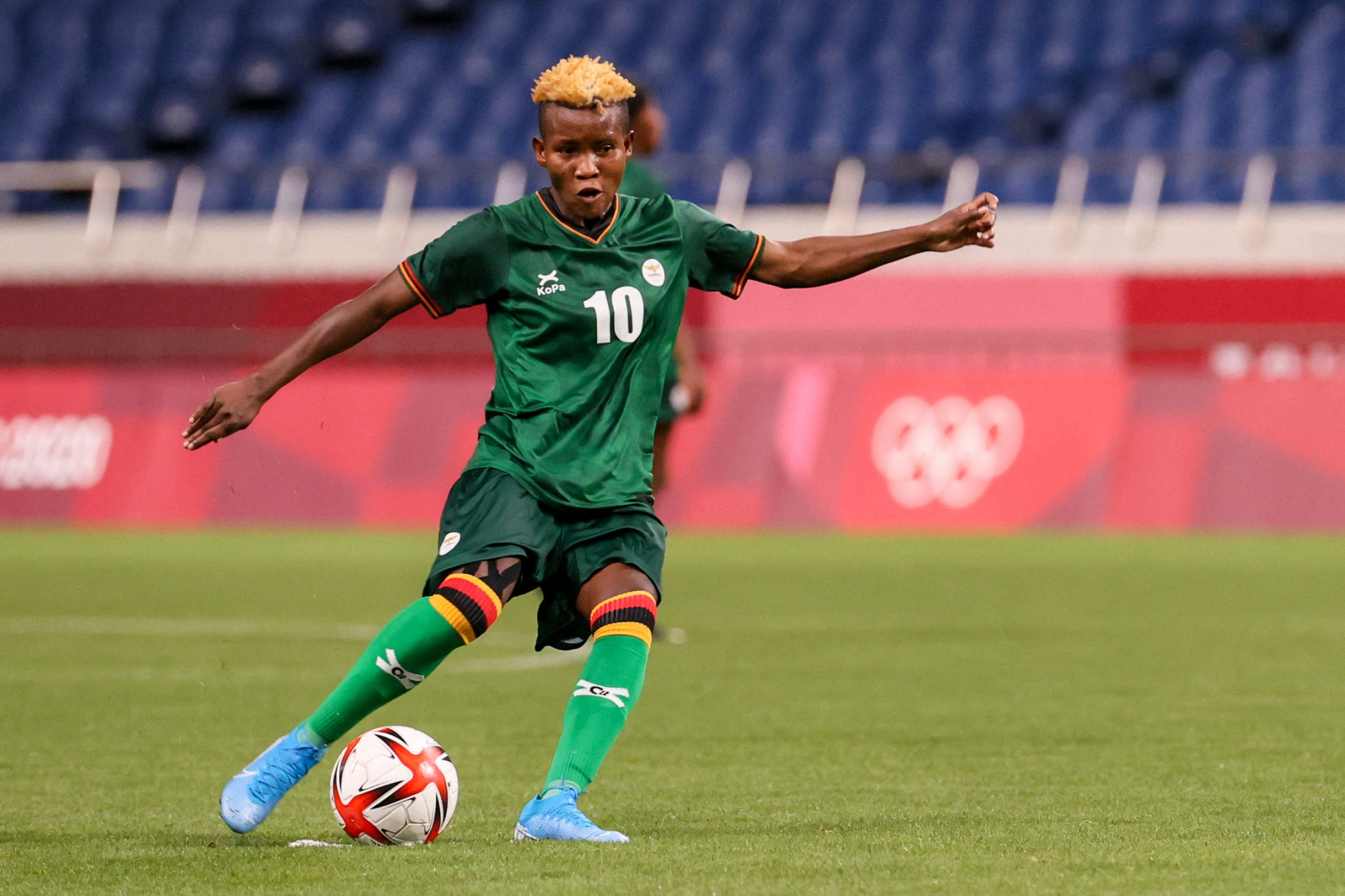 Grace Chanda netted twice in Zambia's 4-1 win over Togo ©Getty Images