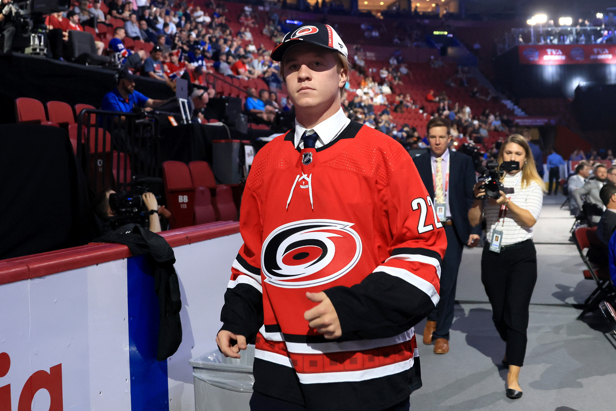 Sweden's Simon Forsmark was one of three non-Russian players the Carolina Hurricanes drafted in Montreal ©Getty Images