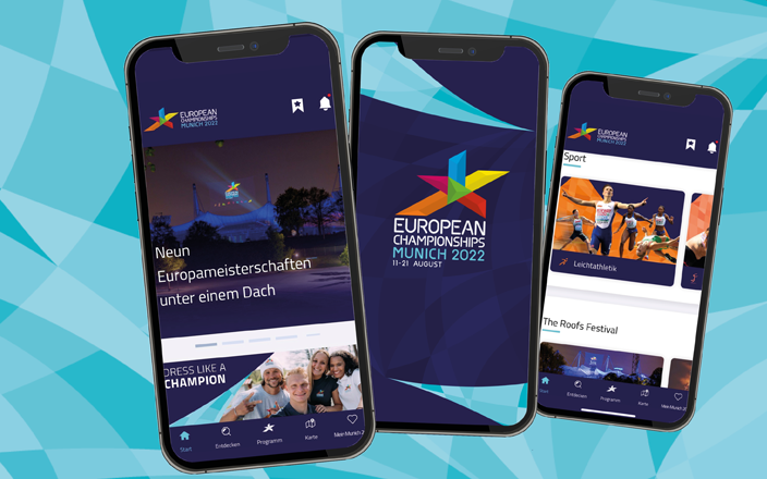 Munich 2022 European Championships launches new mobile app