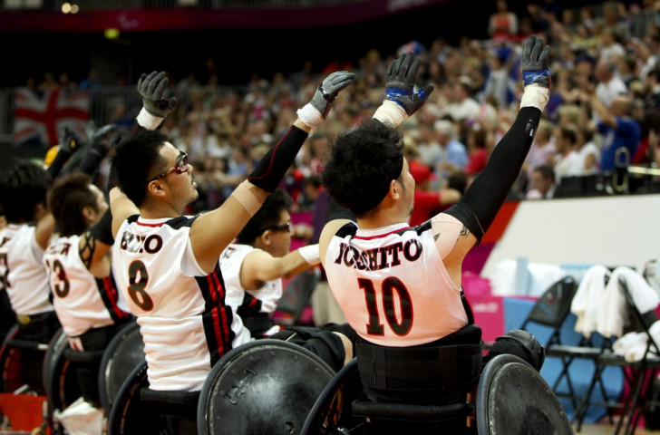 Japan, pictured celebrating after defeating Britain at London 2012, will be targeting a spot on the podium at Rio 2016 ©Getty Images
