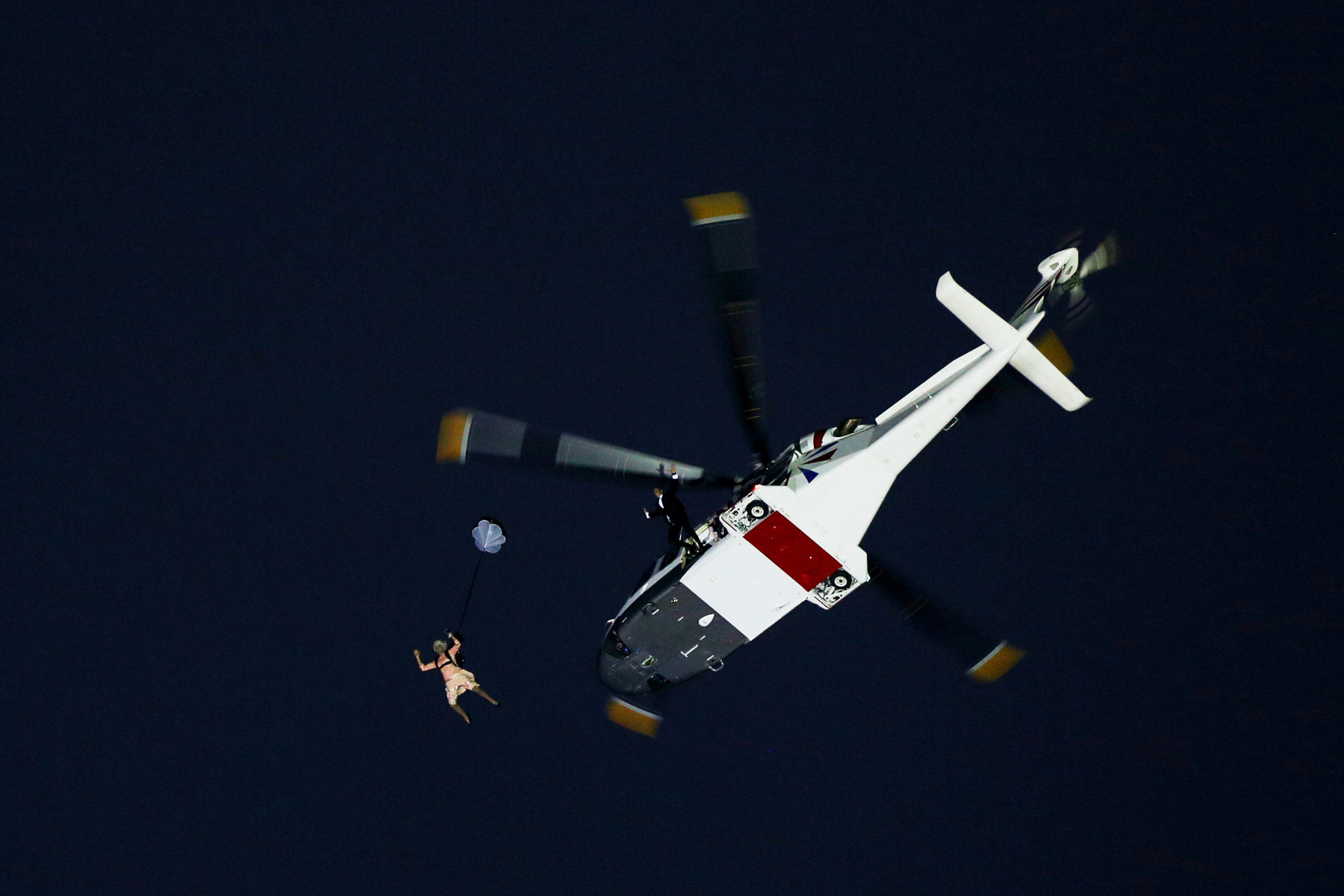 A stunt featuring "The Queen" proved a hit during the London 2012 Opening Ceremony ©Getty Images