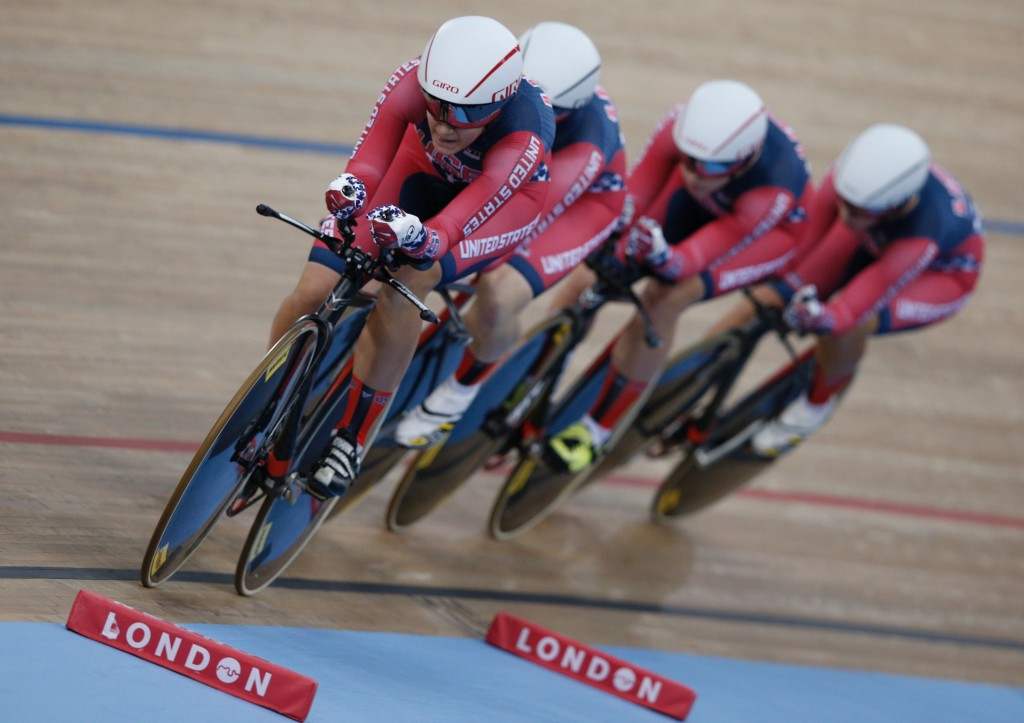 The United States posted the fastest time in women's team pursuit qualifying ©Getty Images