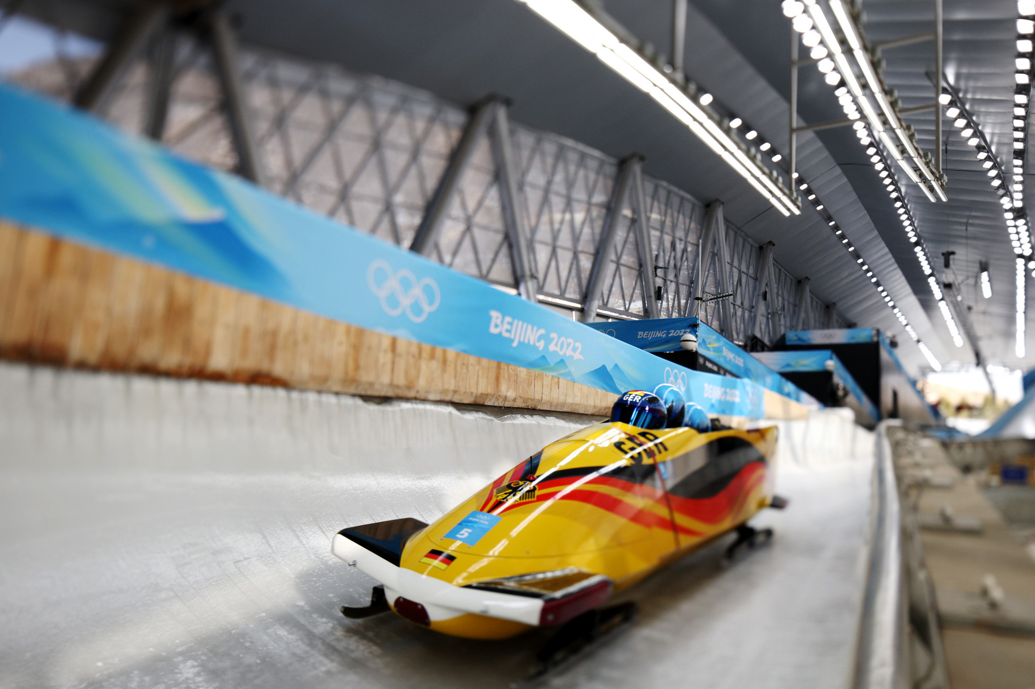 Bobsledder Francesco Friedrich played a major part in the German success story with two gold medals at Beijing 2022 ©Getty Images