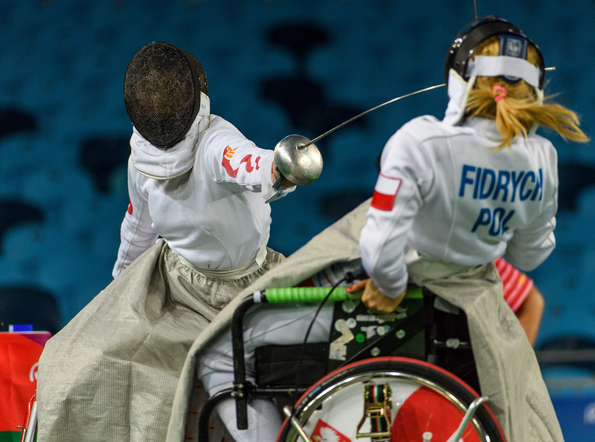 Poland's athletes secured four individual gold medals at the IWAS Wheelchair Fencing World Cup in Warsaw ©Getty Images