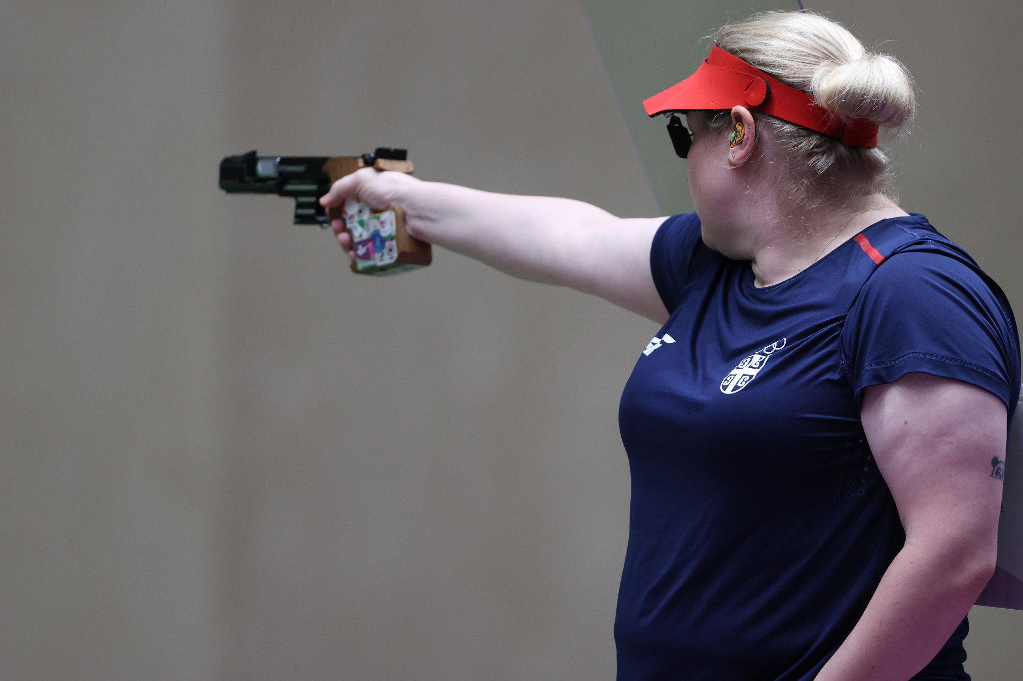 Serbia's Zorana Arunović claimed victory in the women's 10m air pistol final in Changwon ©Getty Images