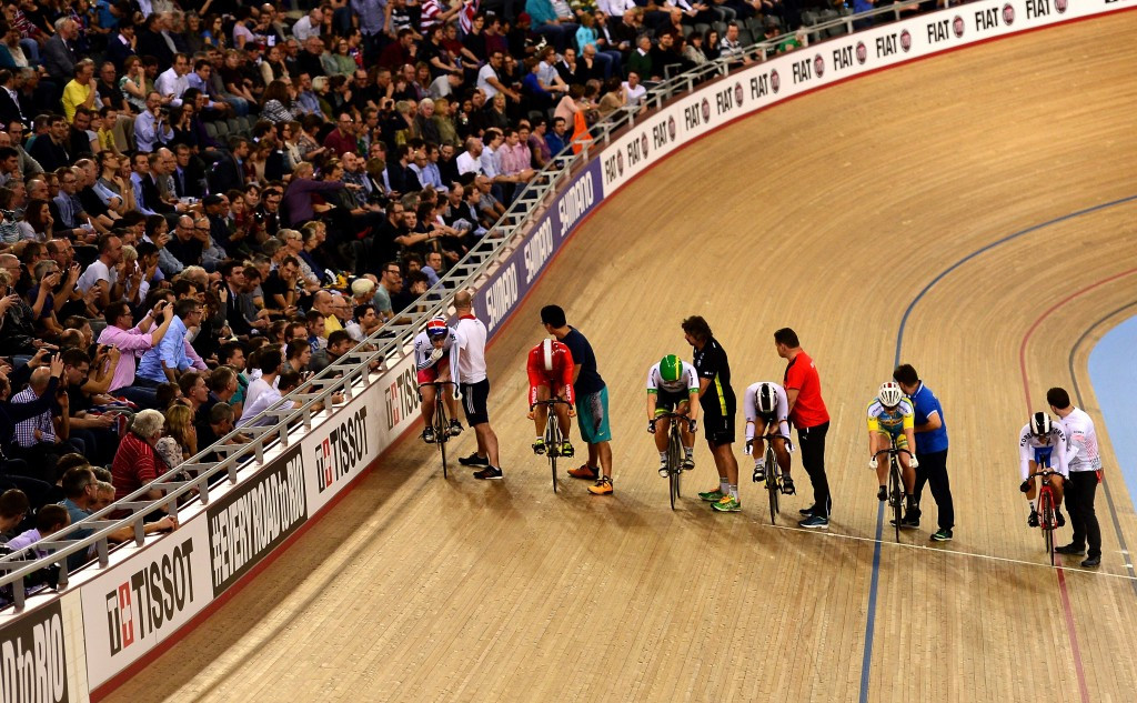 Australia's Anna Meares was aiming to defend her women's keirin title ©Getty Images