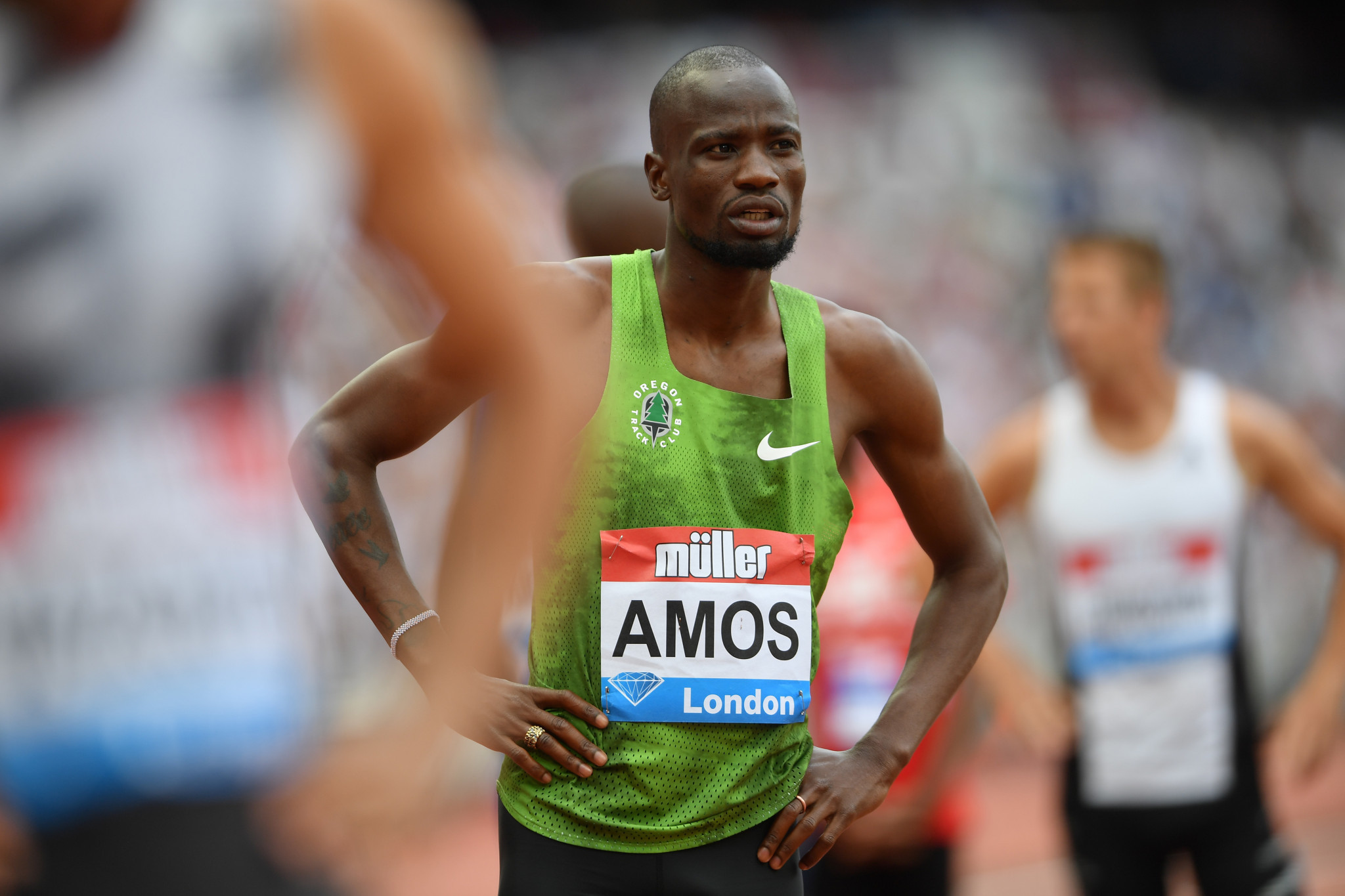 Olympic silver medallist Amos provisionally suspended for doping prior to World Athletics Championships