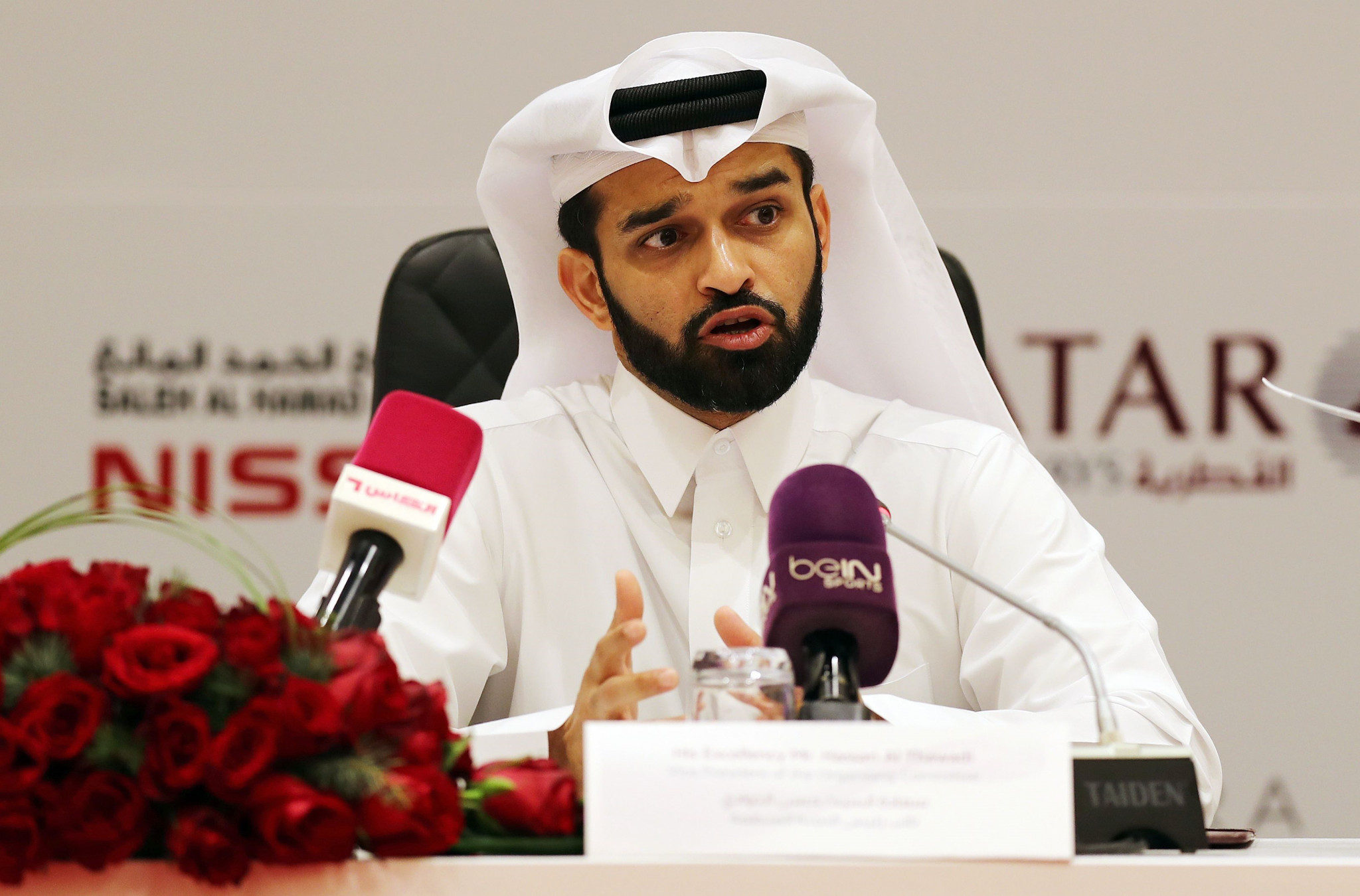 Hassan Al-Thawadi, secretary general of the Supreme Committee for Delivery and Legacy at Qatar 2022, is among the speakers confirmed for the business event in Birmingham ©Getty Images