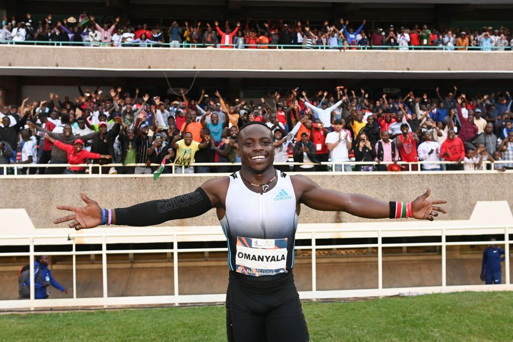 Kenya's Ferdinand Omanyala, the fastest African 100m runner, has had participation at the World Athletics Championships Oregon22 that start on Friday put in doubt by visa hold-ups ©Getty Images