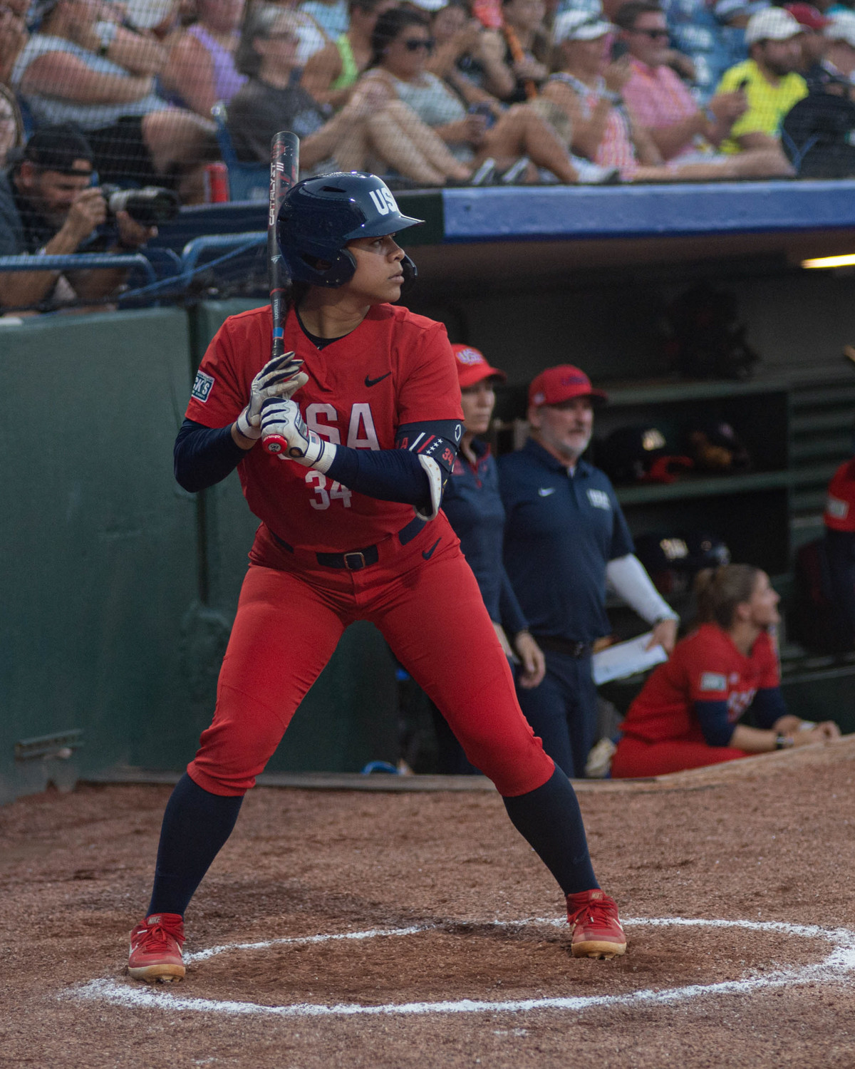 Dejah Mulipola of the United States was named the best catcher in the women's softball tournament ©The World Games 2022