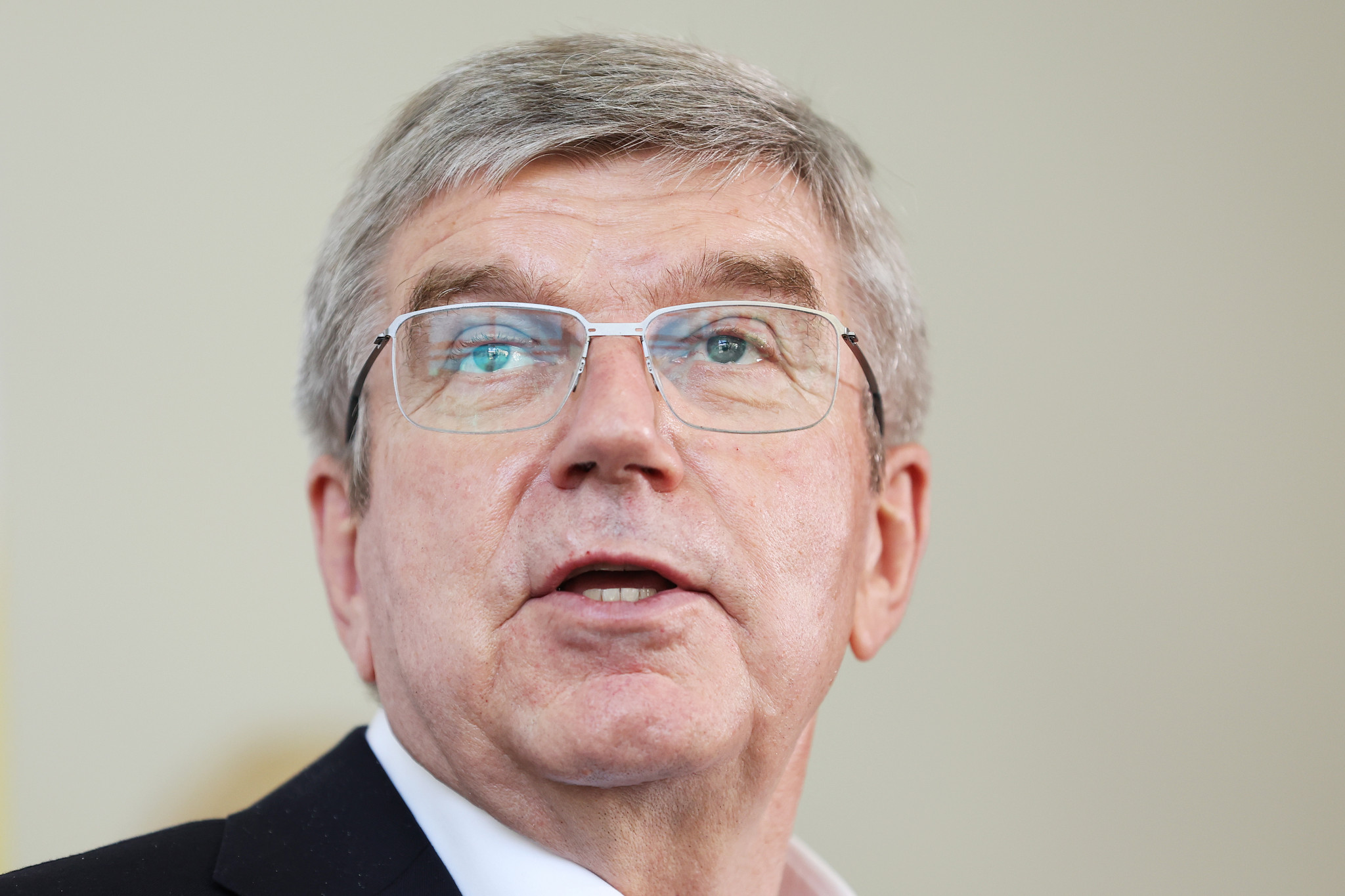 IOC President Thomas Bach has said the IOC will not budge on Russia or Belarus for now ©Getty Images