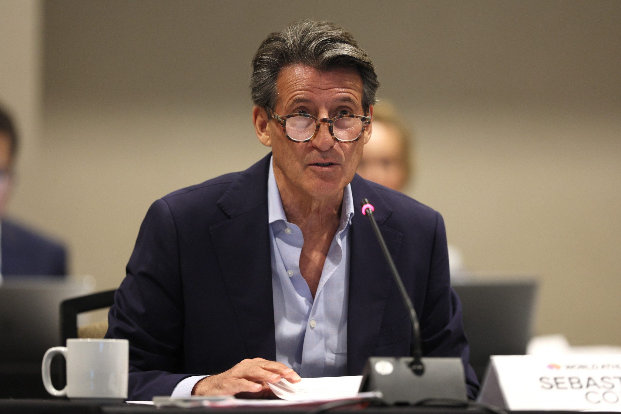 World Athletics President Sebastian Coe said he hoped Japan's awarding of the World Athletics Championships in 2025 would be a shining light for the country ©Getty Images