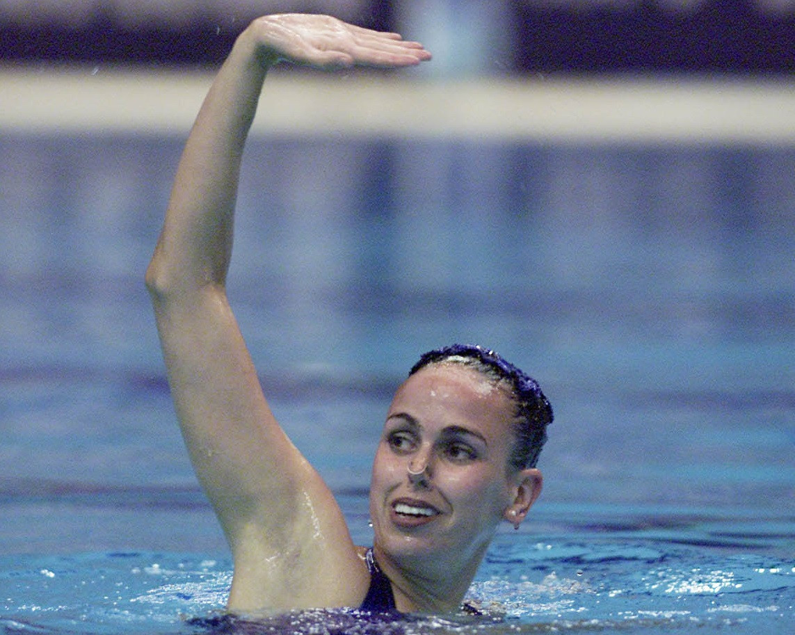 Claire Carver-Dias won two Commonwealth Games gold medals in Manchester in 2002 ©Getty Images