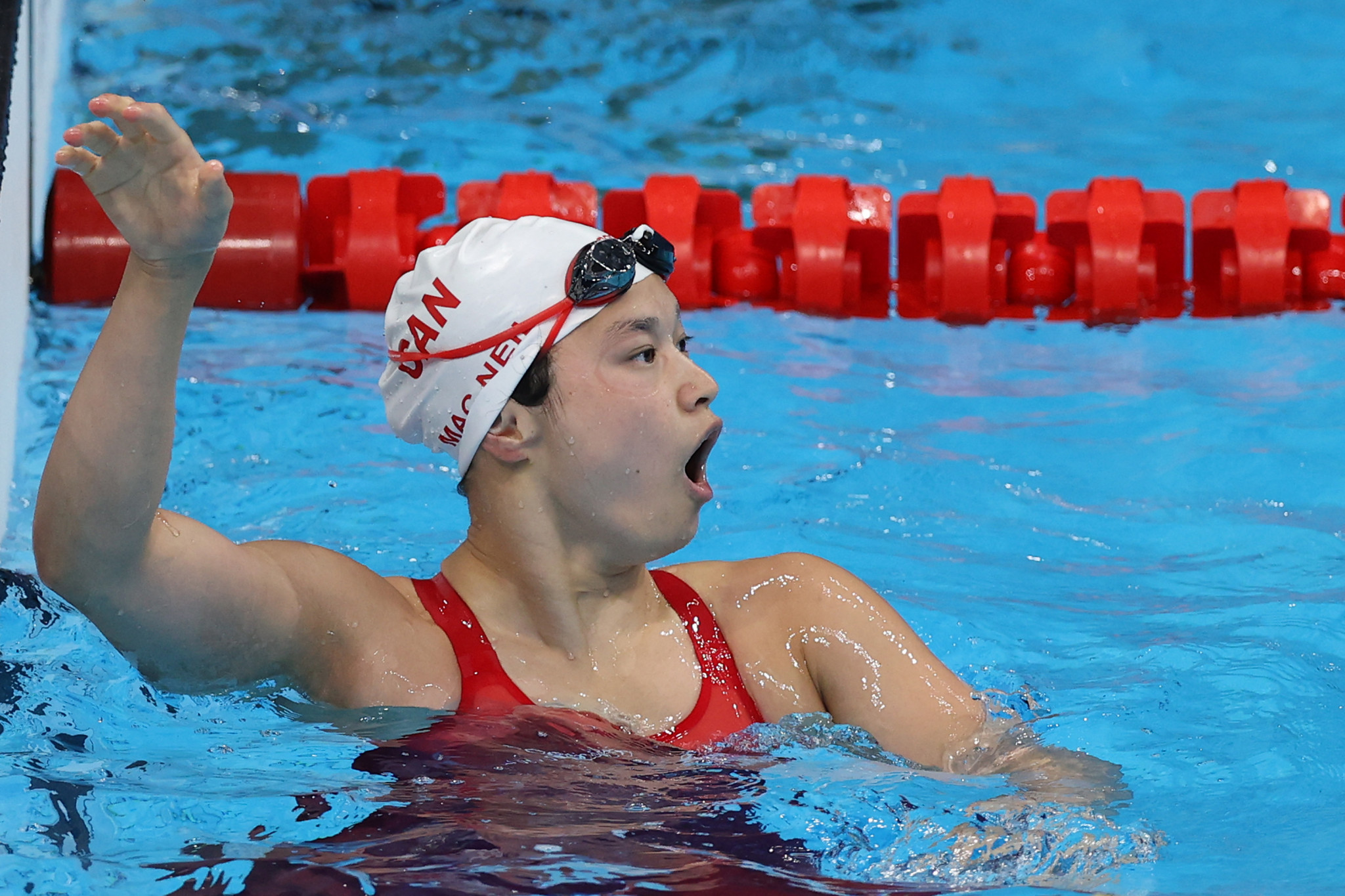Olympic champion Maggie Mac Neil is part of the Canadian Commonwealth Games swimming squad  ©Getty Images
